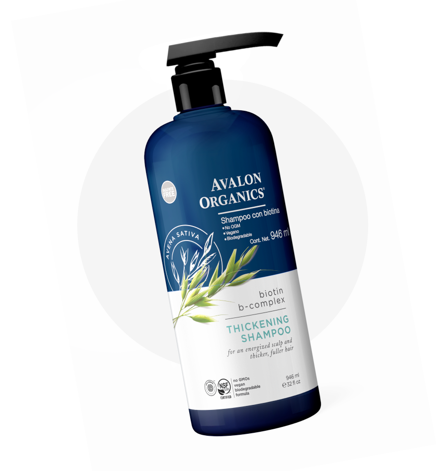 Shampoo con Biotina y Complejo B Avalon Organics 946 ml